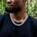 18K White Gold 13mm Cuban Chain