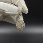 Flames Burning Tough Feelings Diamond Pendant 925 Sterling Pendant