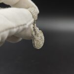 Flames Burning Tough Feelings Diamond Pendant 925 Sterling Pendant